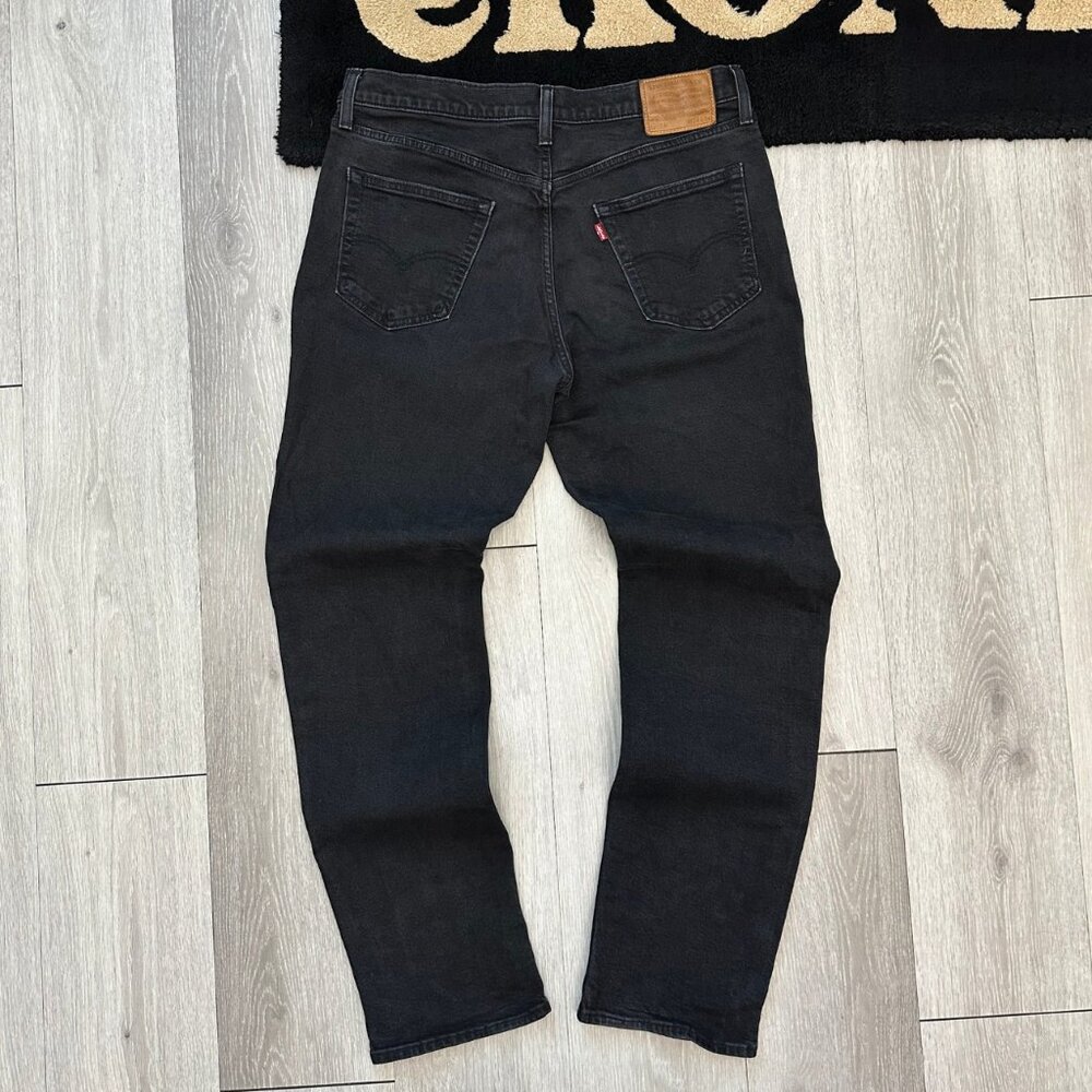 Levi's Premium 541 Big E Tapered Fit Men's Black Denim Jeans - Size 36x33
